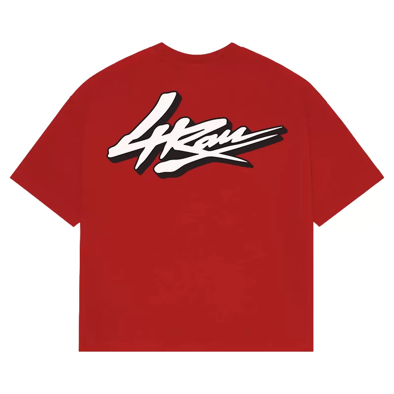 4RAU WINTER Box T-Shirt 2025 - RED - 2
